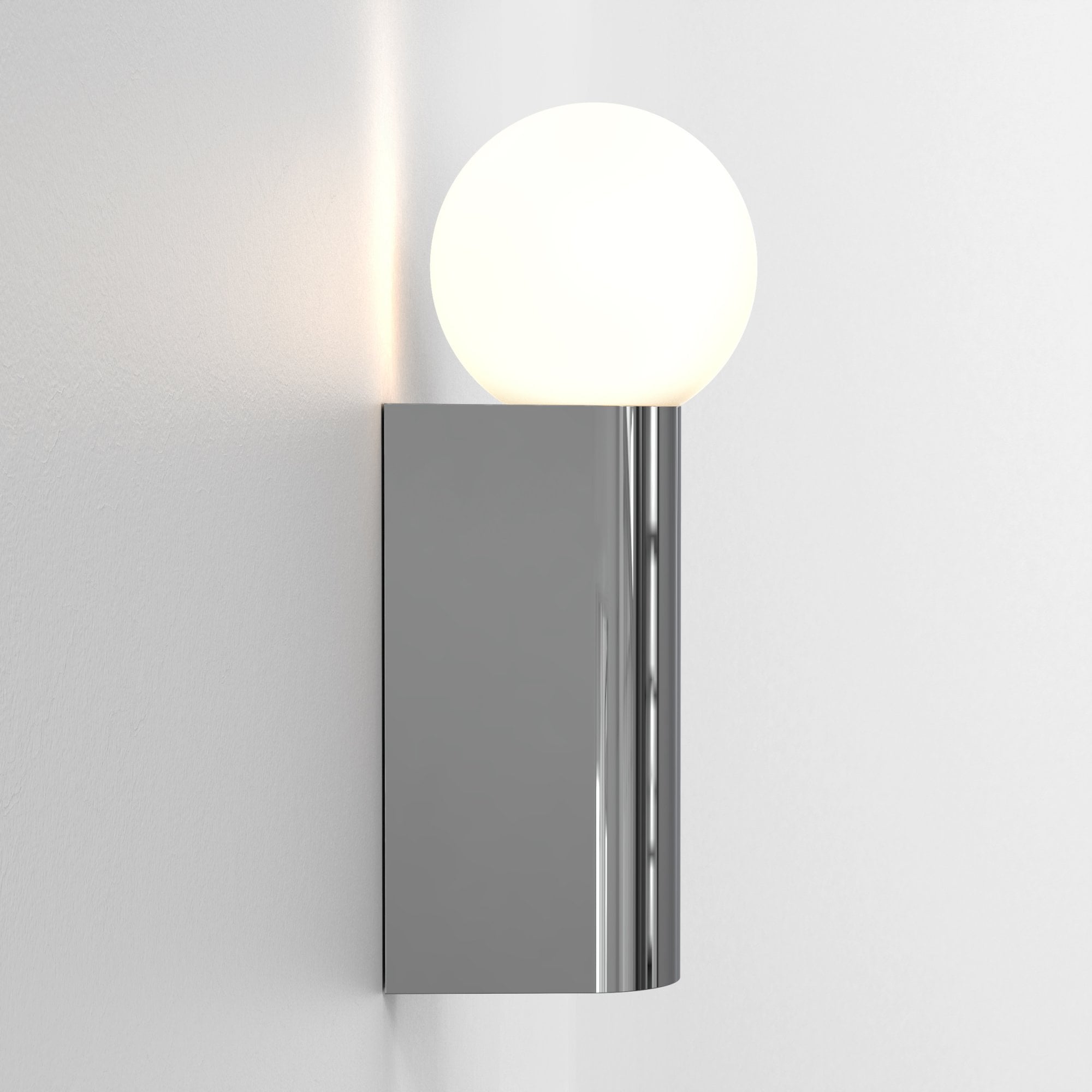 1459001 Ortona Single Bathroom Wall Light Polished Chrome
