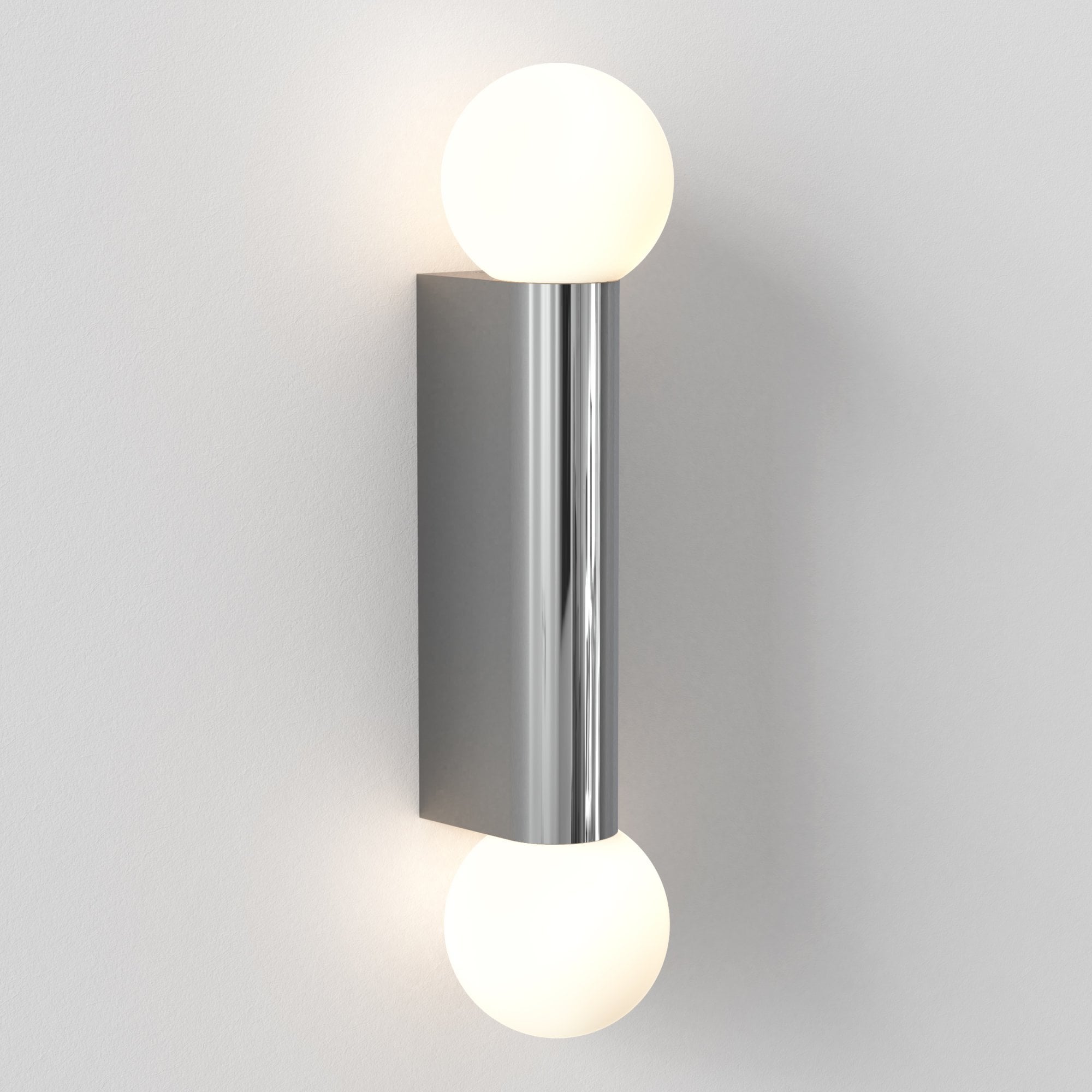 1459002 Ortona Twin Bathroom Wall Light Polished Chrome