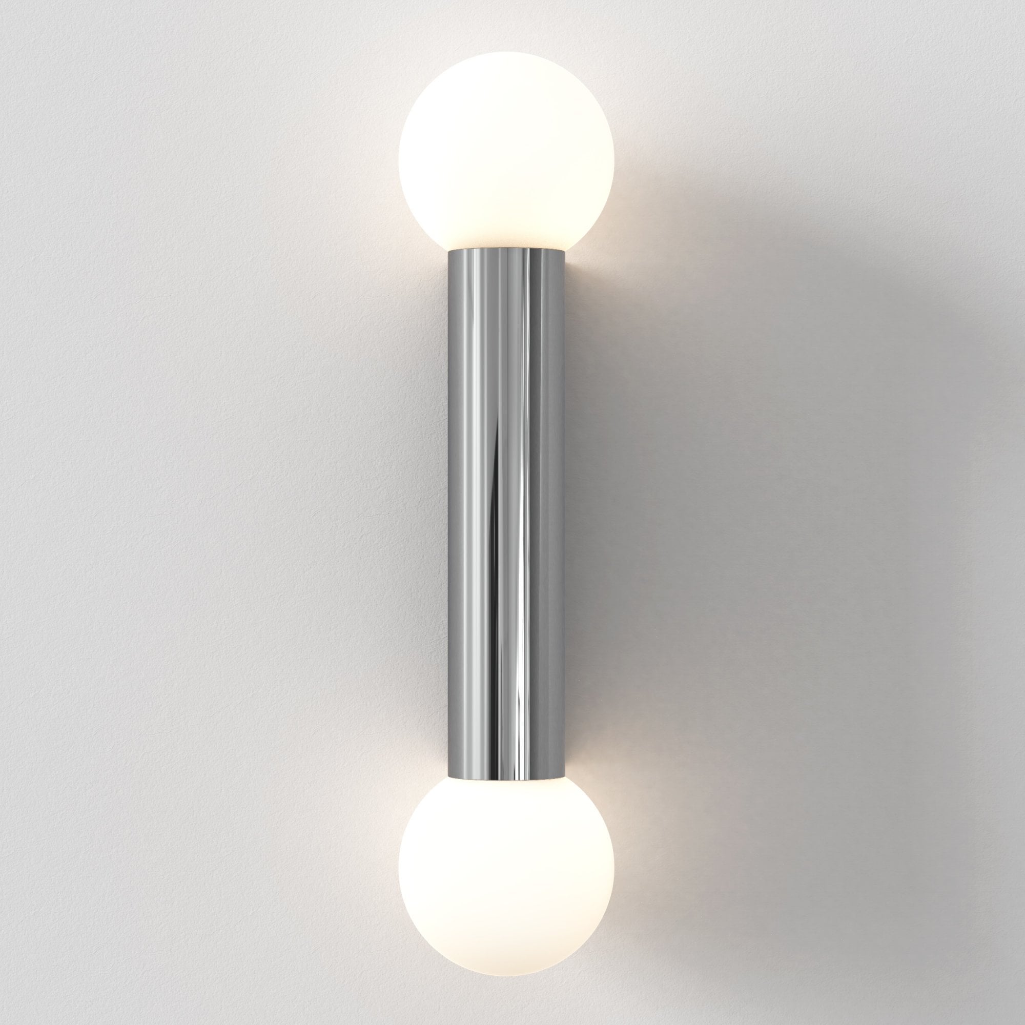 1459002 Ortona Twin Bathroom Wall Light Polished Chrome