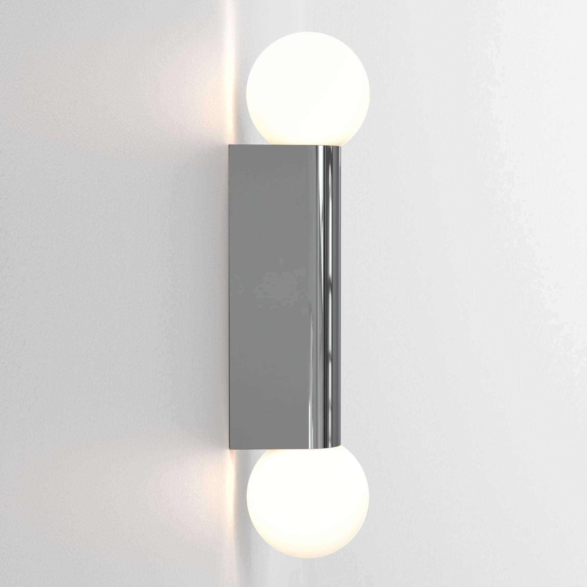 1459002 Ortona Twin Bathroom Wall Light Polished Chrome