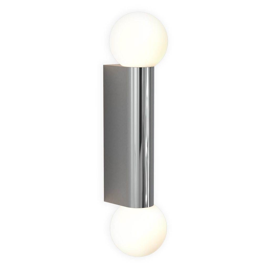 1459002 Ortona Twin Bathroom Wall Light Polished Chrome