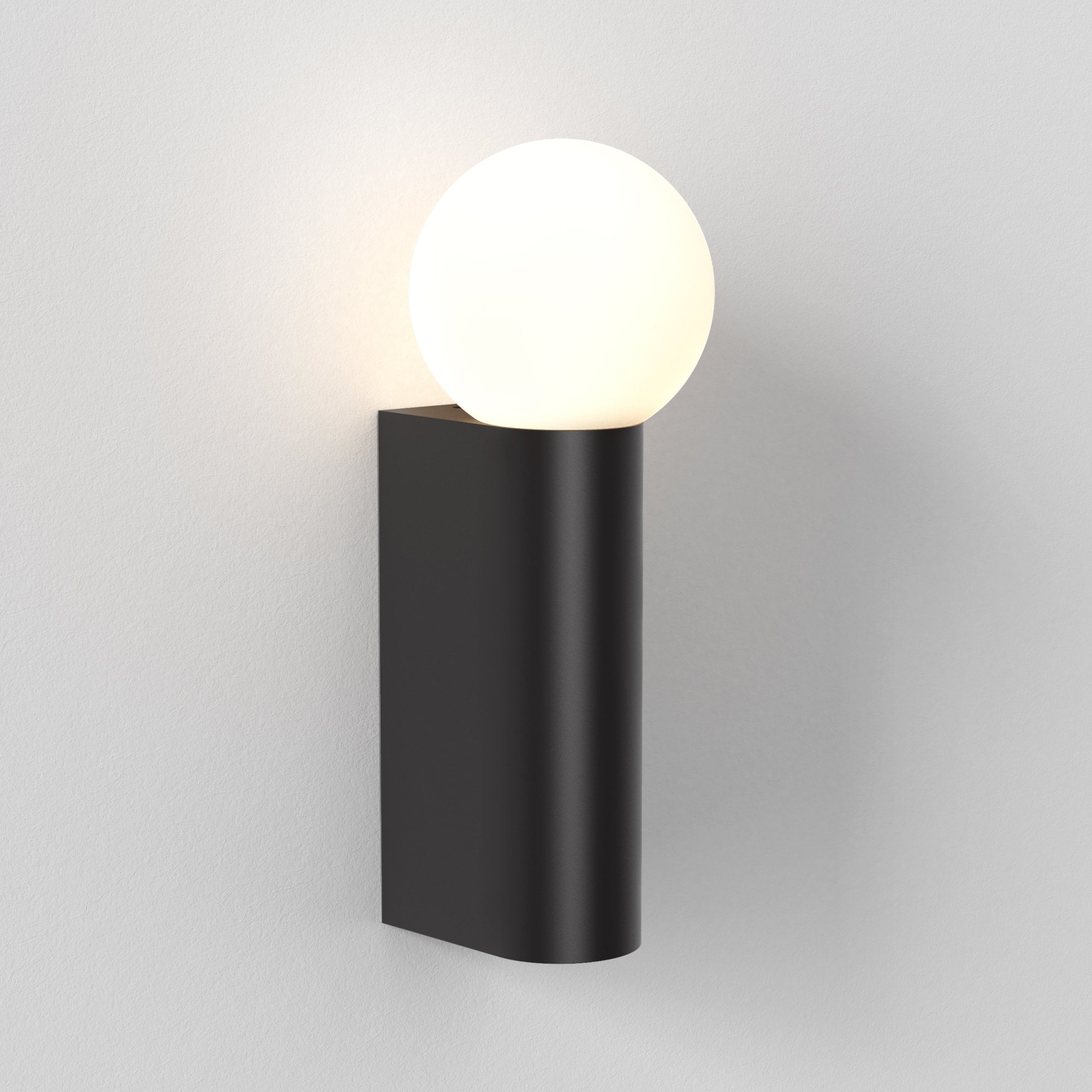 1459005 Ortona Single Bathroom Wall Light Matt Black