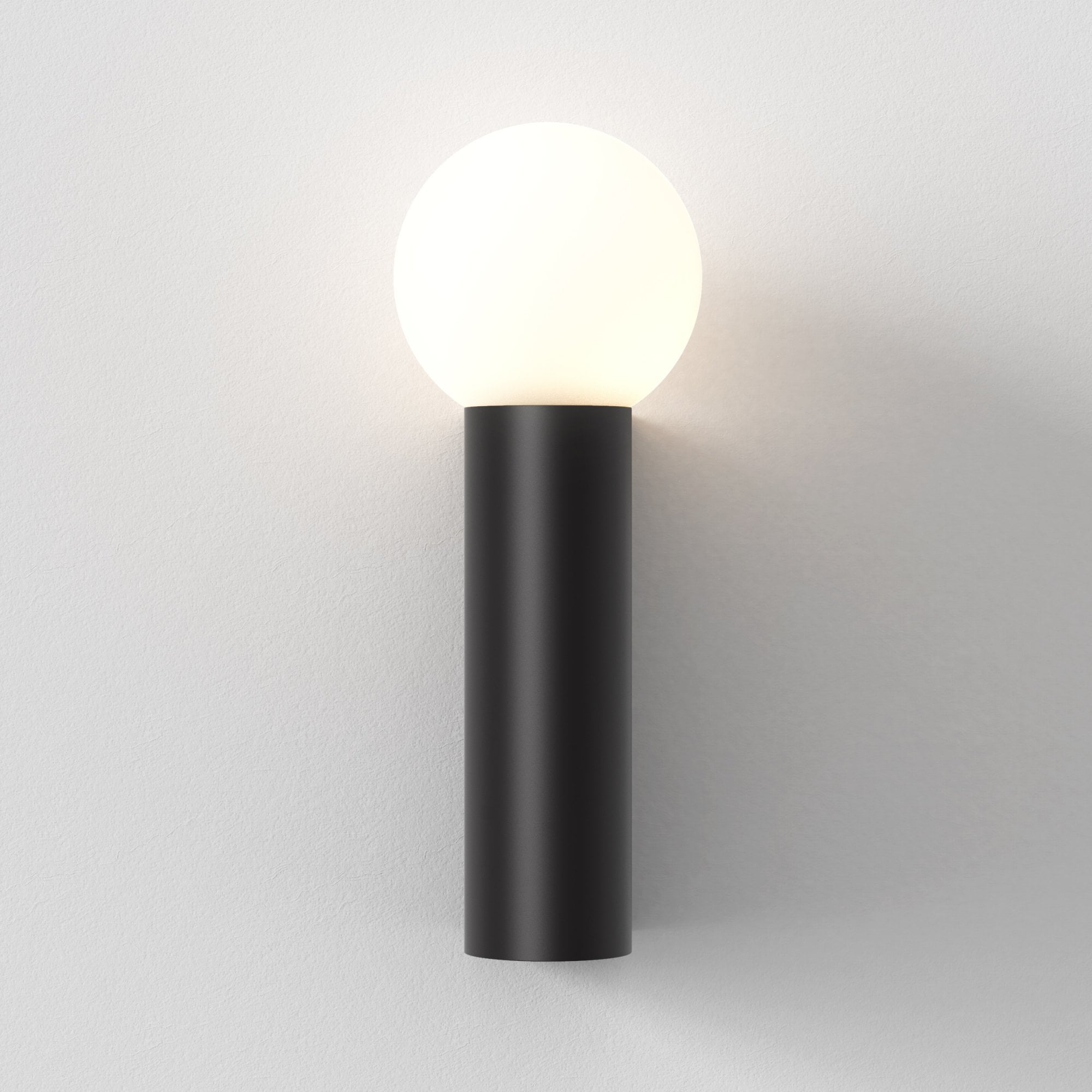 1459005 Ortona Single Bathroom Wall Light Matt Black