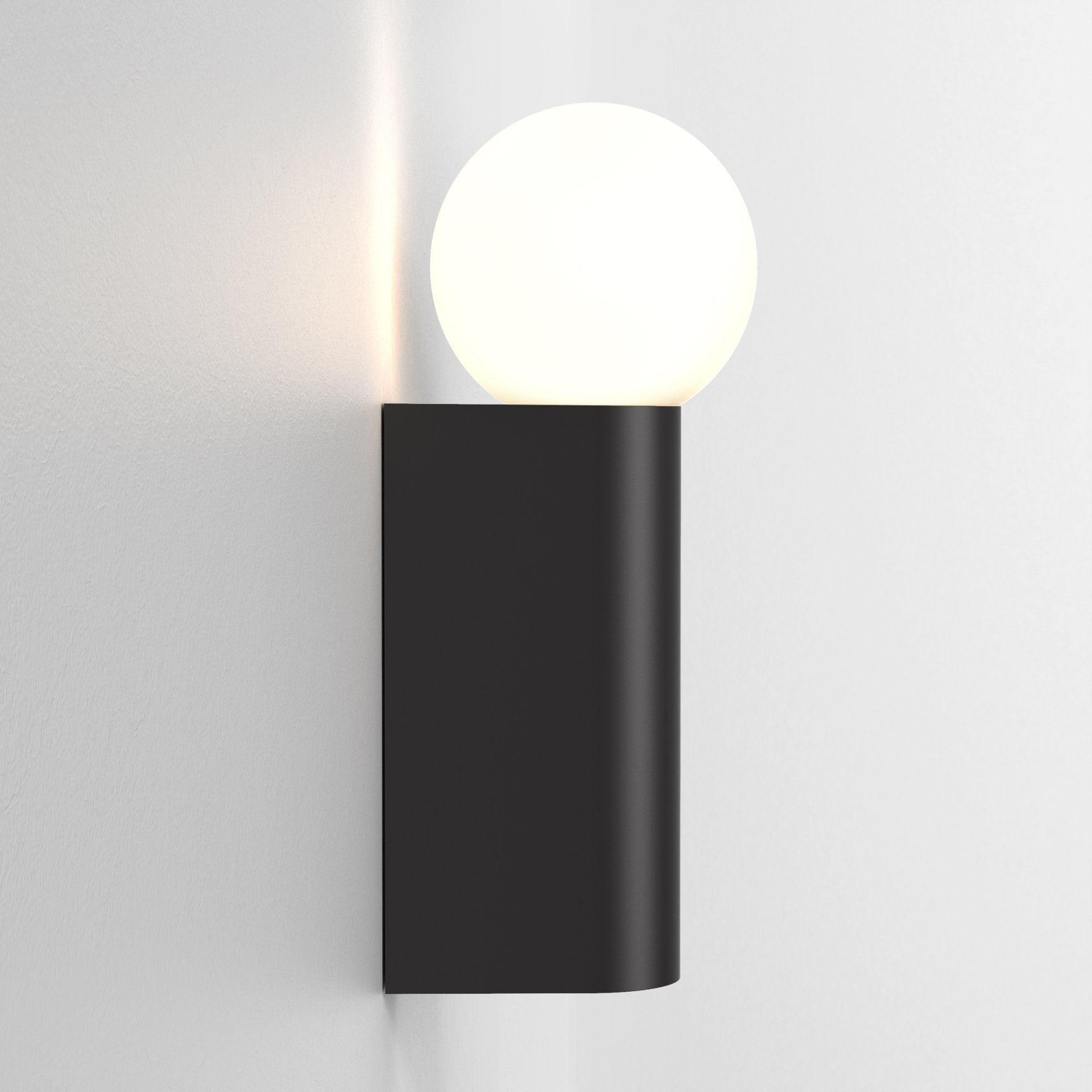 1459005 Ortona Single Bathroom Wall Light Matt Black