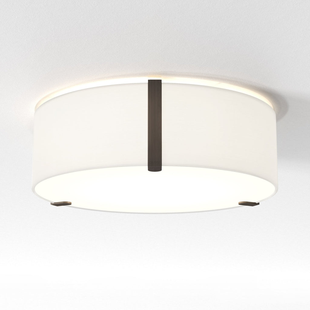 1463001 Salina 400 Ceiling Light White Fabric