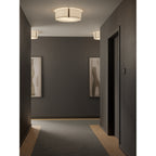 1463001 Salina 400 Ceiling Light White Fabric (S)