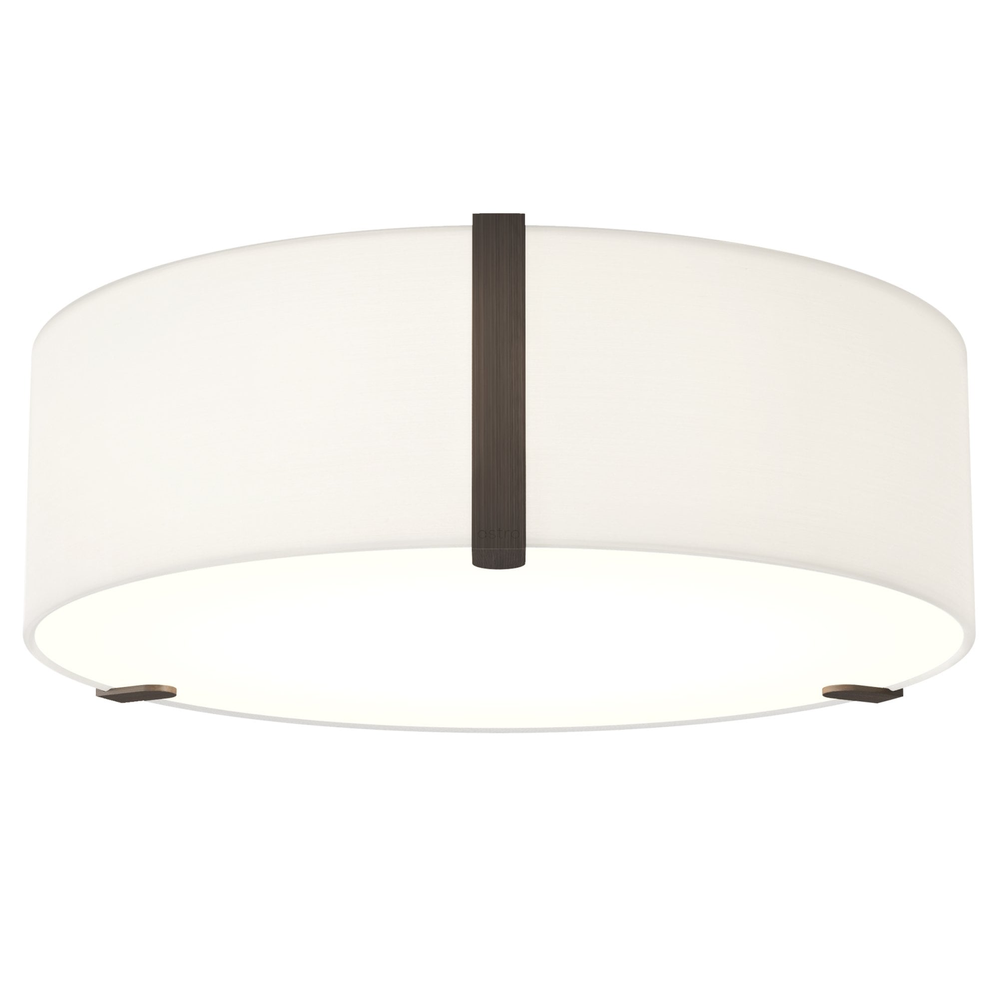 1463001 Salina 400 Ceiling Light White Fabric (S)