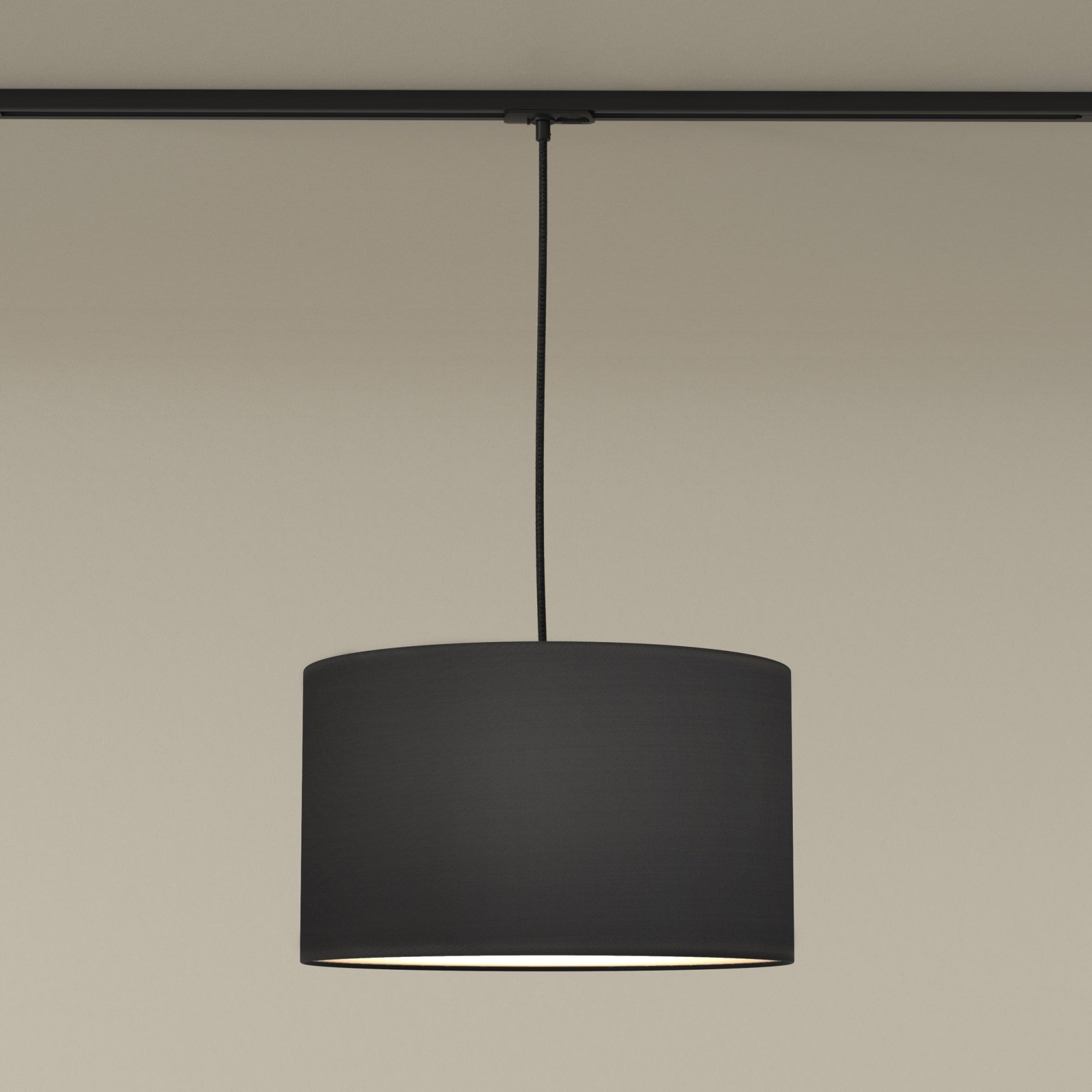 1184015 Track Pendant Suspension Kit Pendant Light Matt Black (SD)