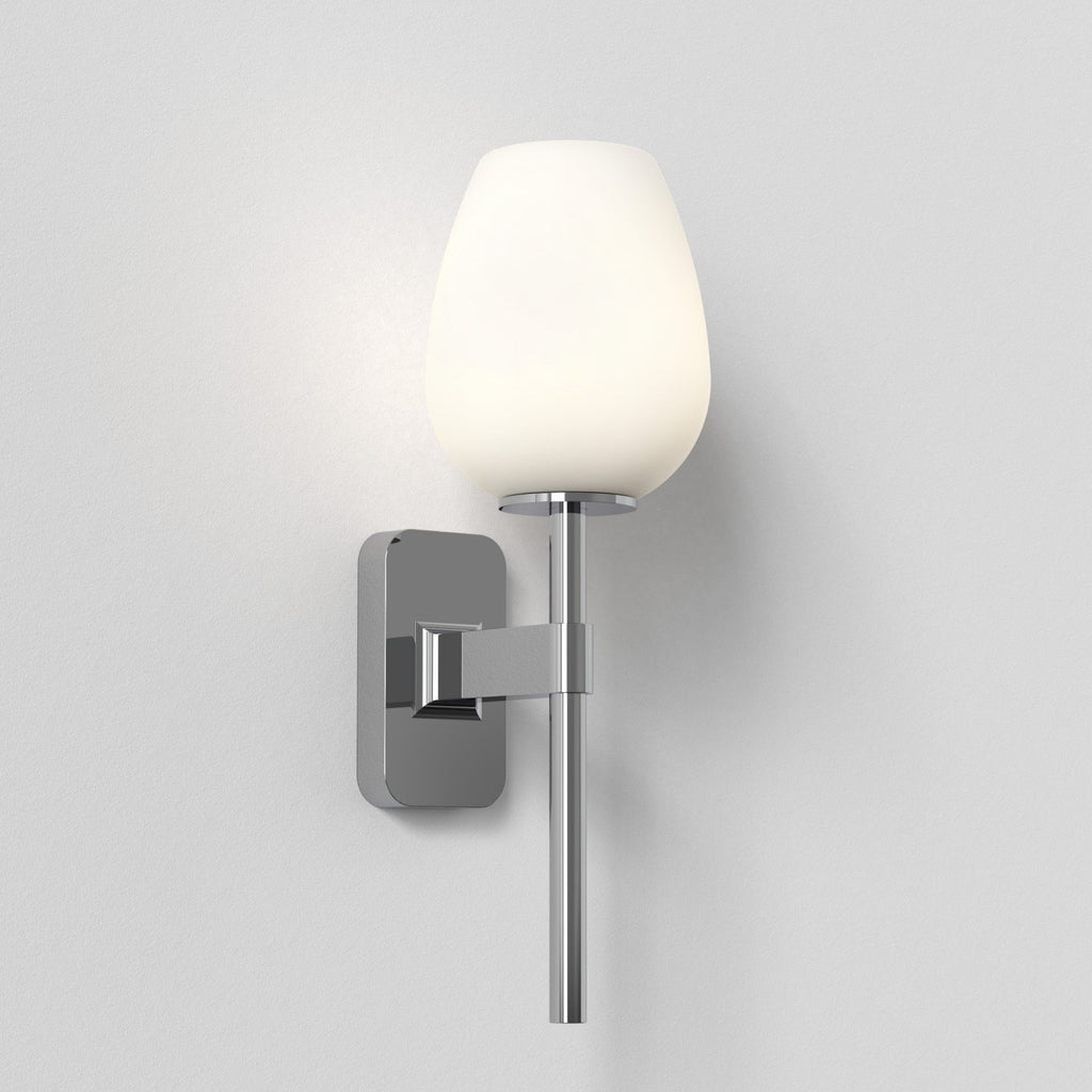 1429001 Tacoma Single Bathroom Wall Light Polished Chrome