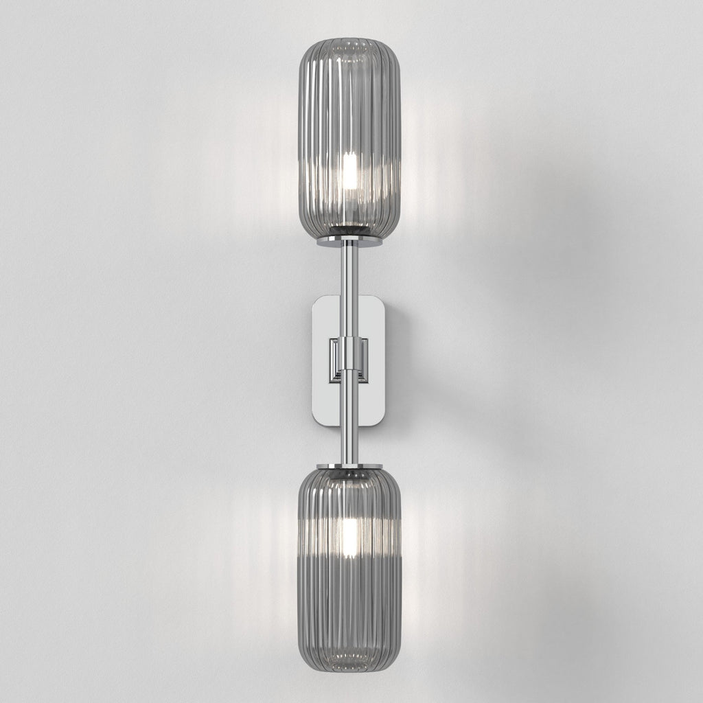 1429002 Tacoma Twin Bathroom Wall Light Polished Chrome