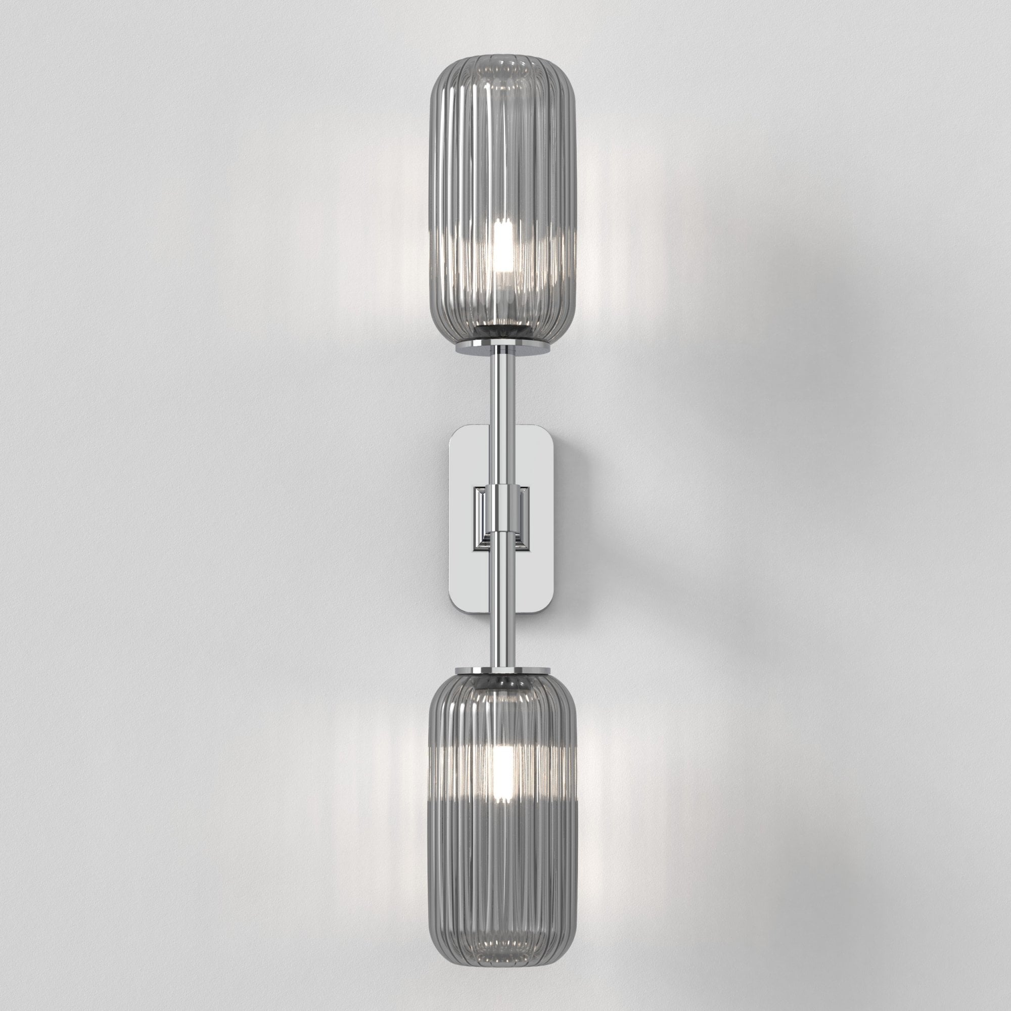 1429002 Tacoma Twin Bathroom Wall Light Polished Chrome