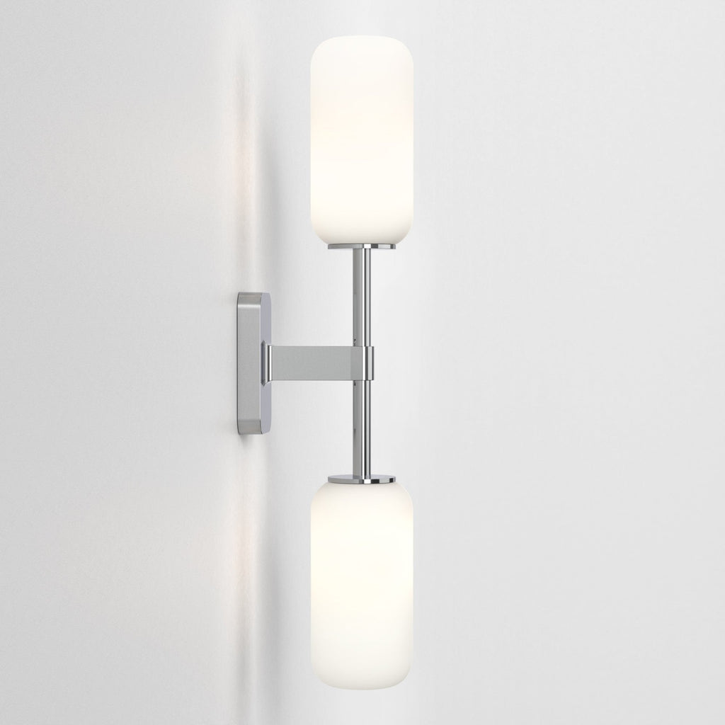 1429002 Tacoma Twin Bathroom Wall Light Polished Chrome