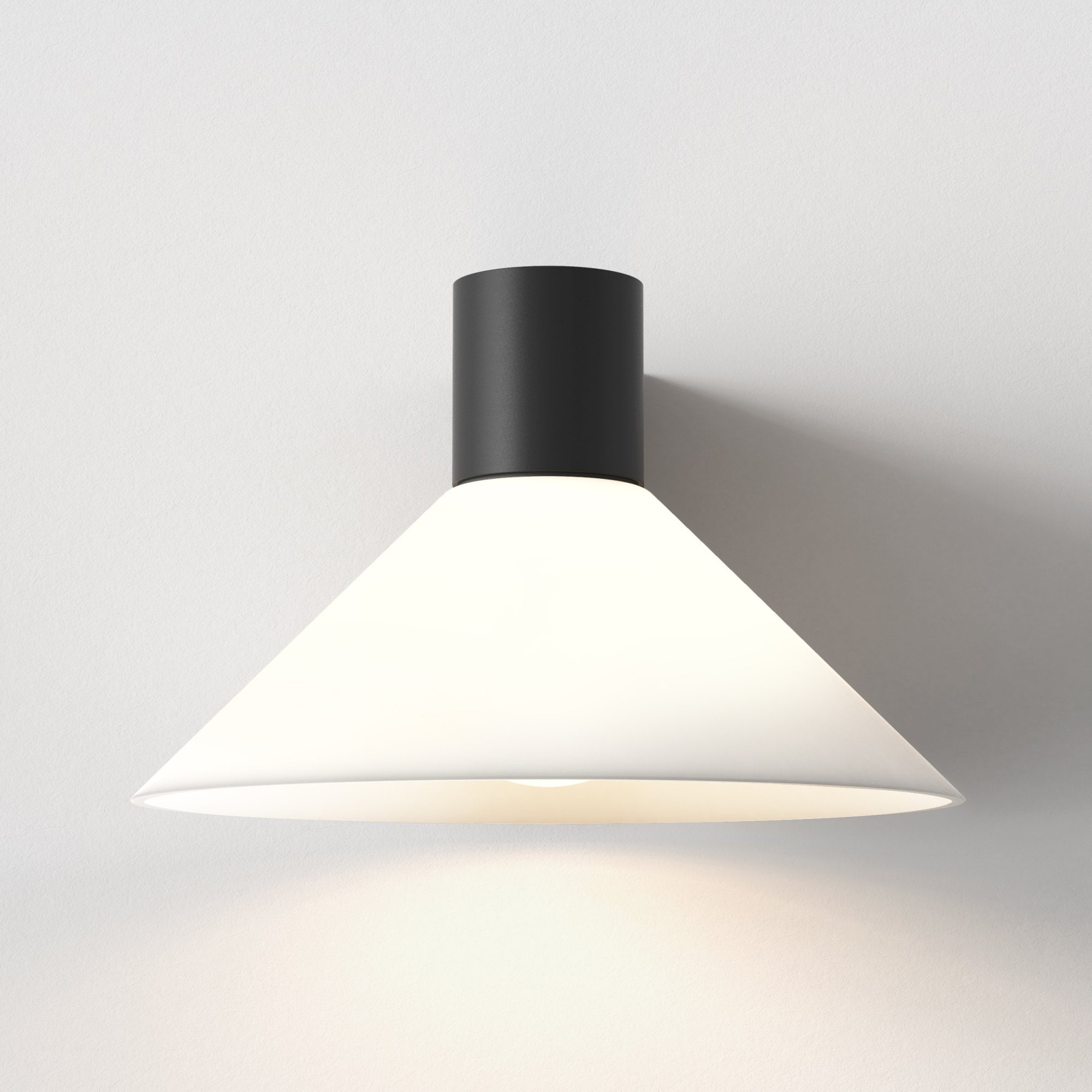 1451002 Conic Bathroom Wall Light Matt Black