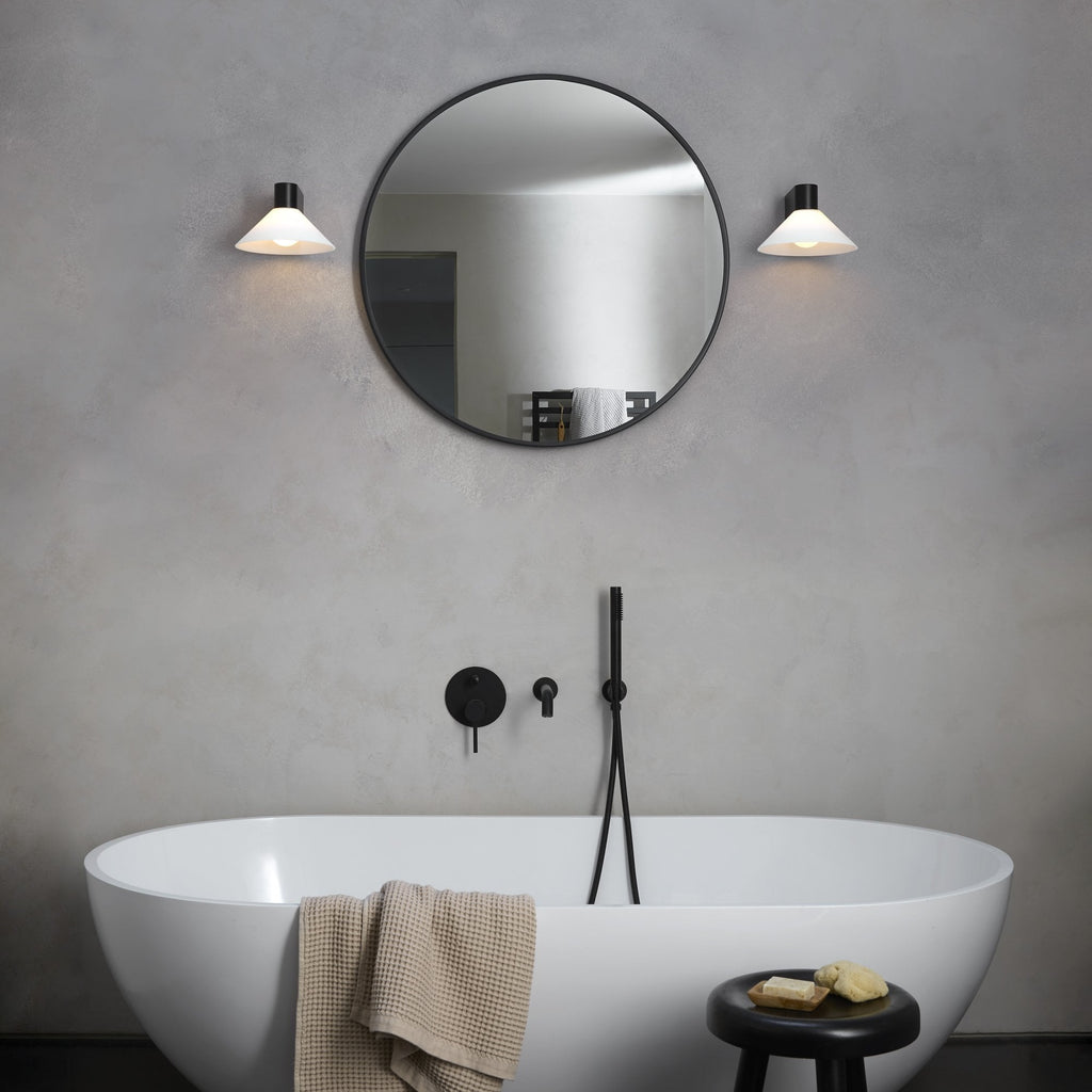 1451002 Conic Bathroom Wall Light Matt Black