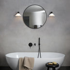 1451002 Conic Bathroom Wall Light Matt Black