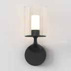 1453003 Elena Bathroom Wall Light Matt Black (S)
