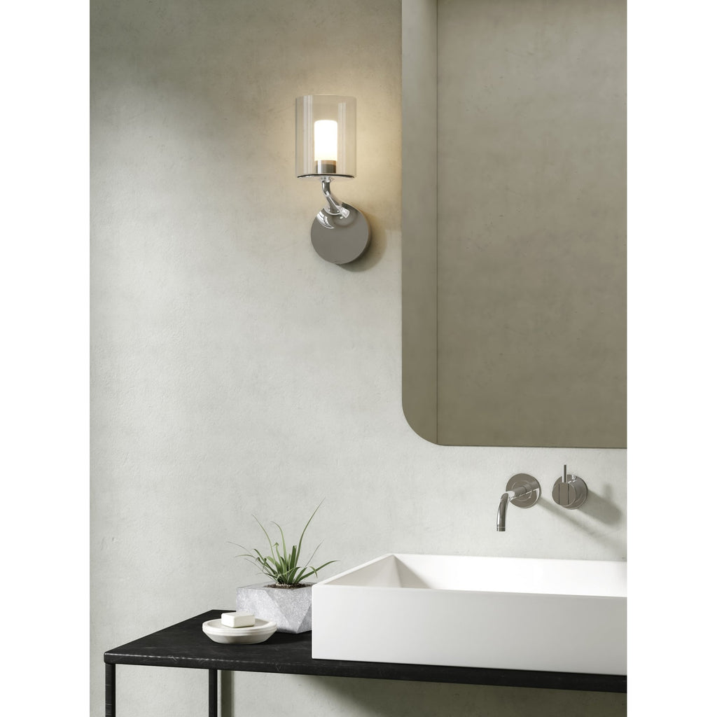 1453001 Elena Bathroom Wall Light Polished Chrome (S)