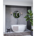 1453001 Elena Bathroom Wall Light Polished Chrome (S)