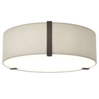 1463003 Salina 400 Ceiling Light Putty Fabric