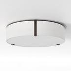 1463002 Salina 550 Ceiling Light White Fabric