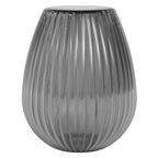 5036008 Tacoma Tulip Ribbed Glass Shade Smoke