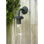 1193004 Tressino Outdoor Wall Light Textured Black