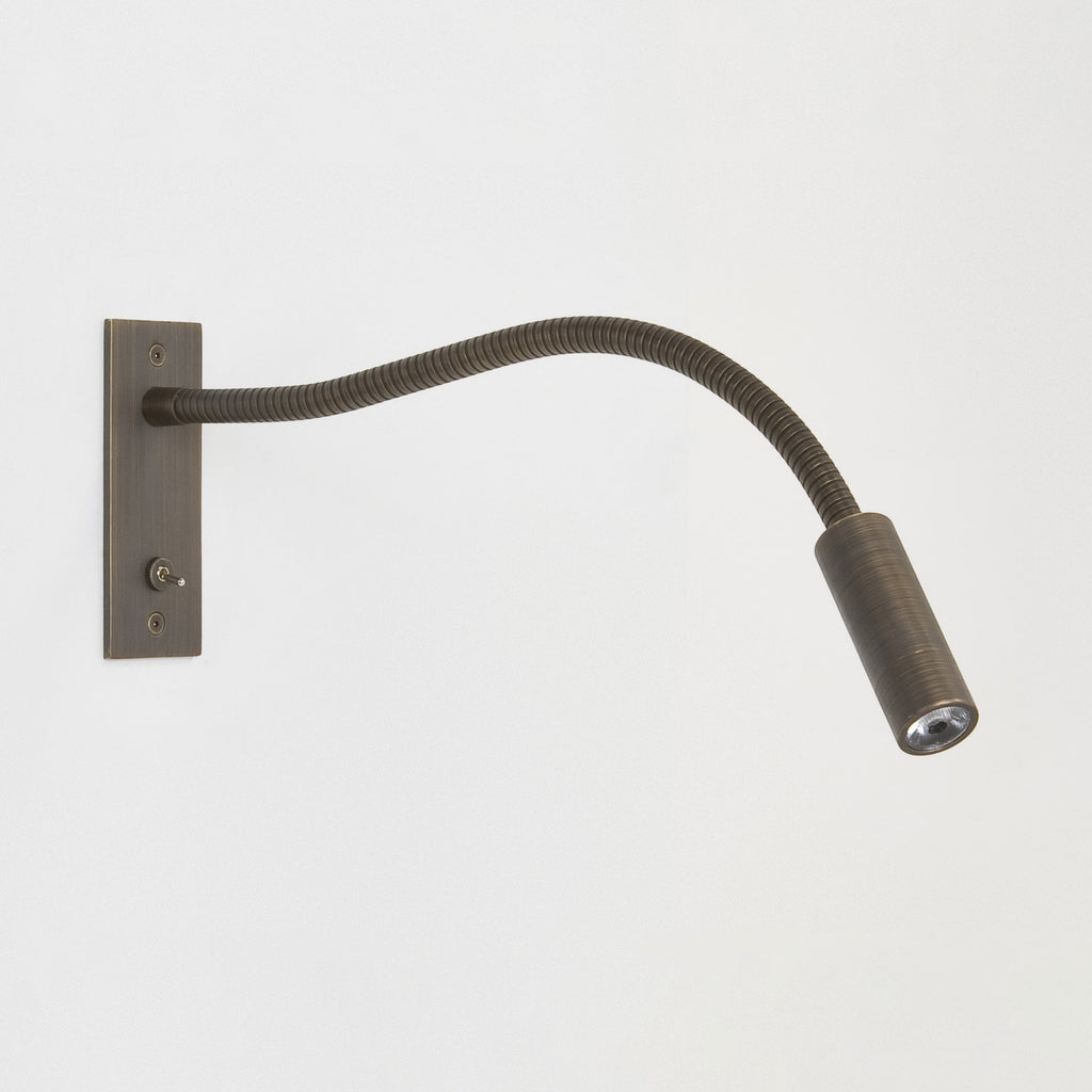 1295003 Leo Switched LED Reading Light Bronze