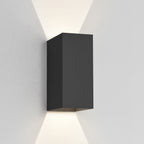 1298002 Oslo 160 LED Outdoor Wall Light Textured Black