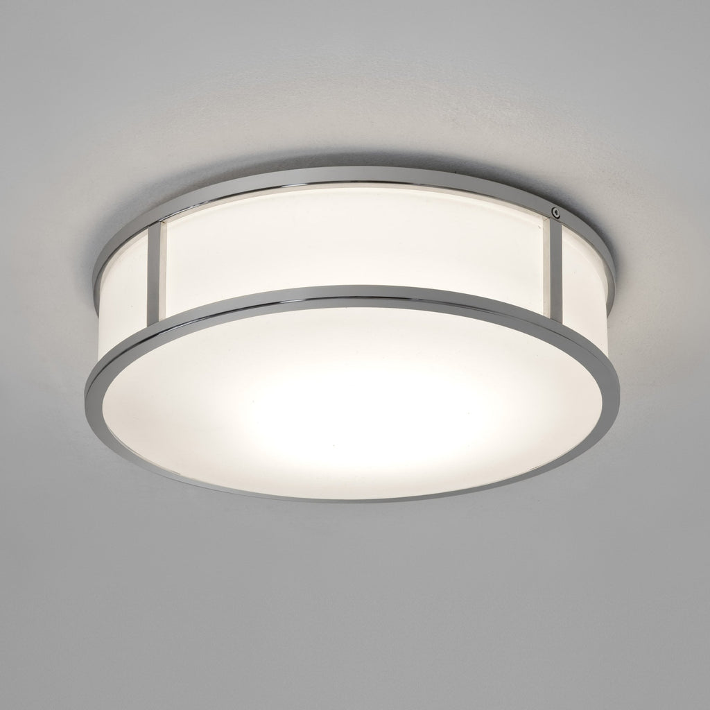 1121017 Mashiko Round 300 Bathroom Ceiling Light Polished Chrome