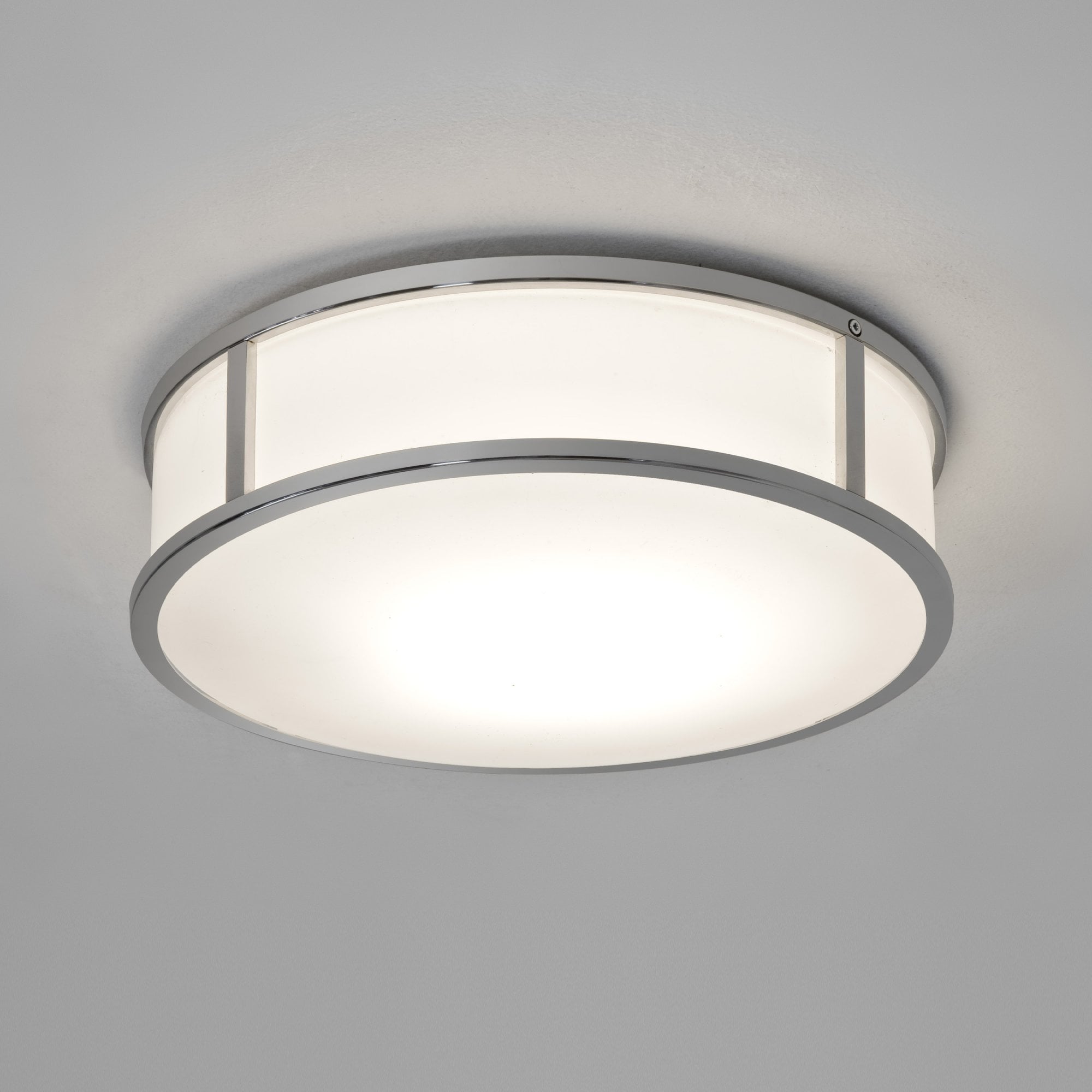 1121017 Mashiko Round 300 Bathroom Ceiling Light Polished Chrome