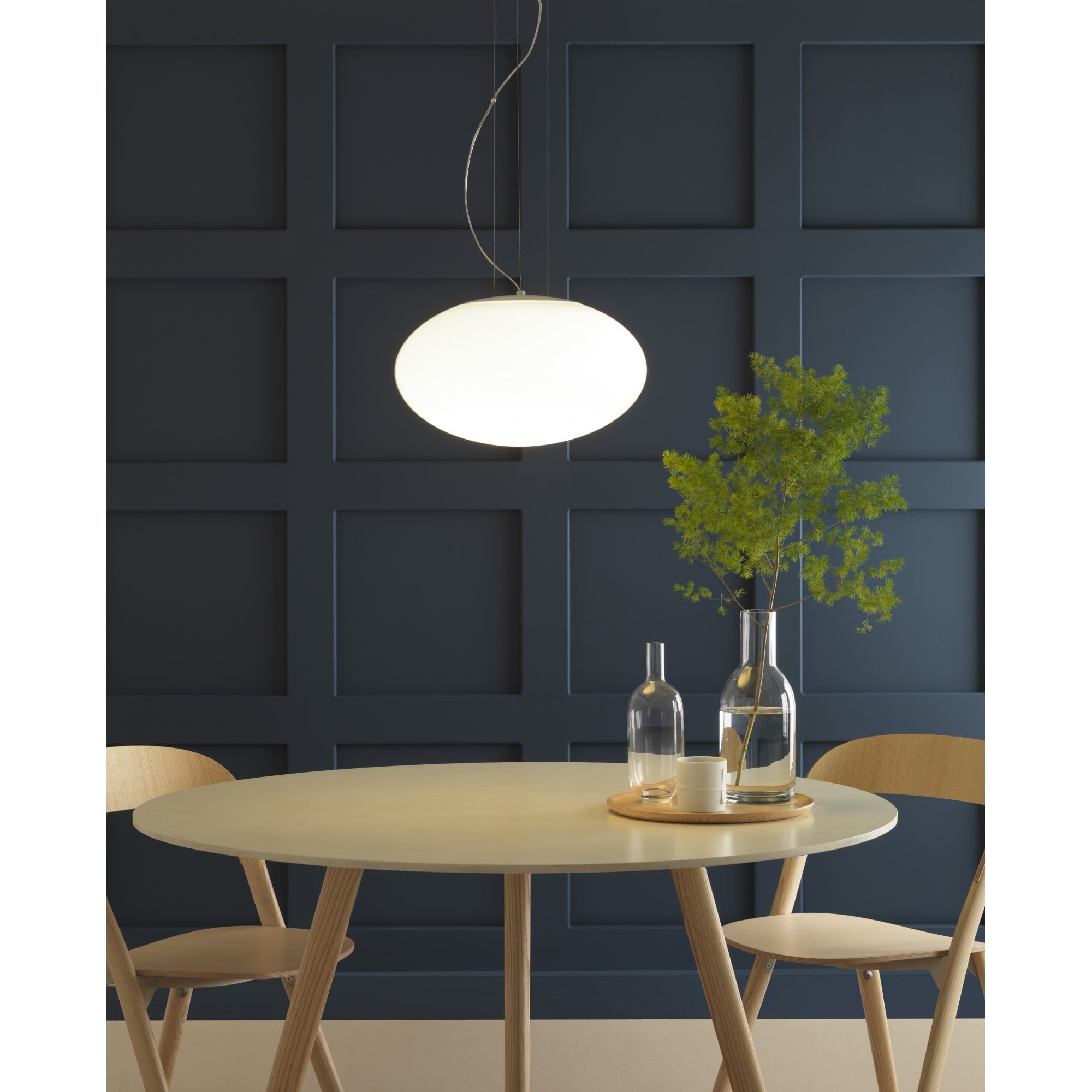 1176003 Zeppo Pendant 400 Pendant Light Matt White