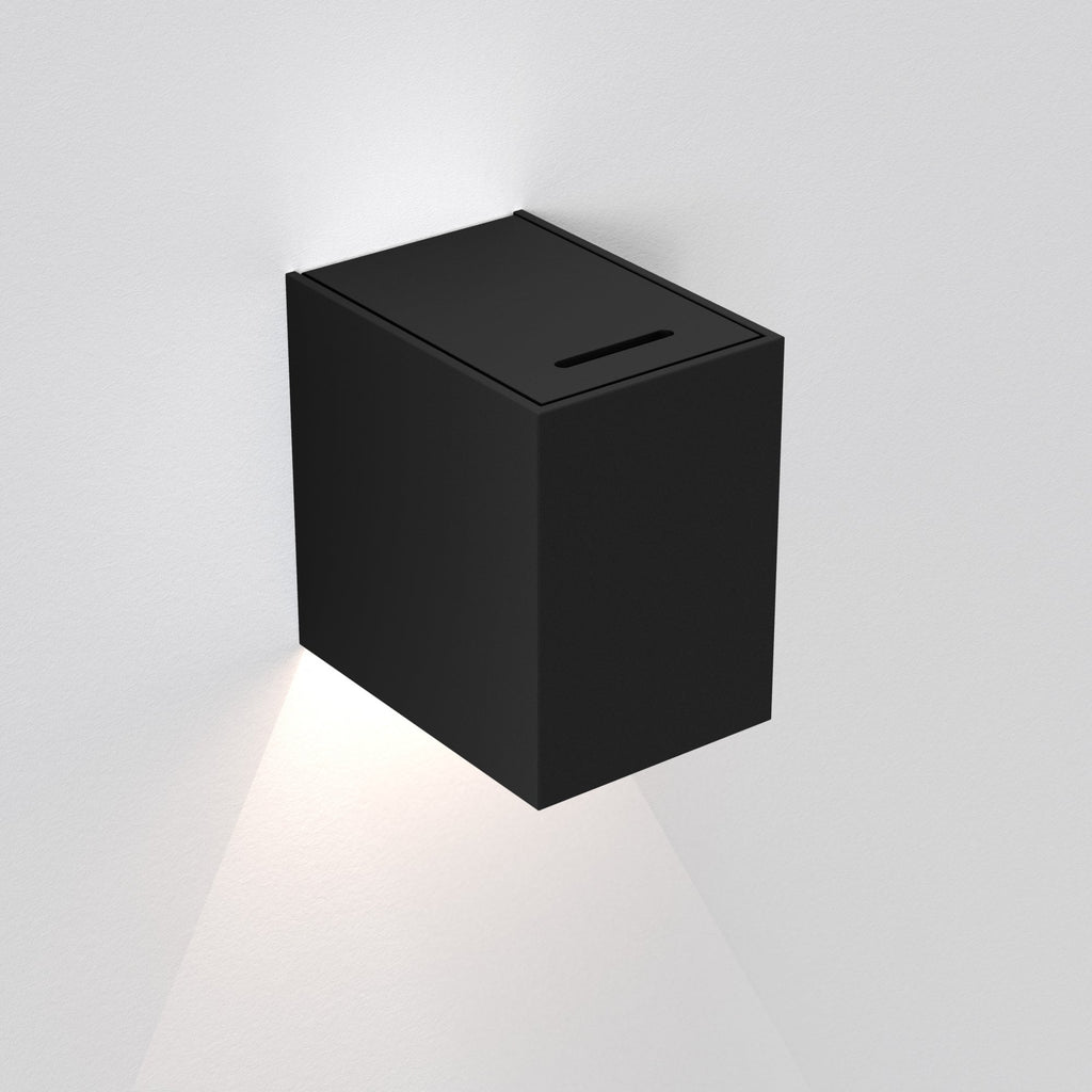 1298004 Oslo 100 LED Outdoor Wall Light Textured Black
