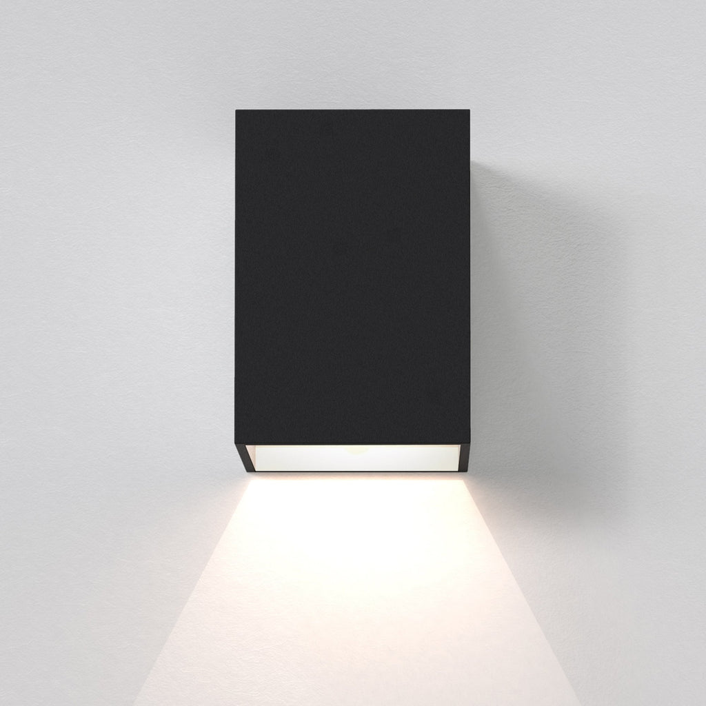 1298004 Oslo 100 LED Outdoor Wall Light Textured Black