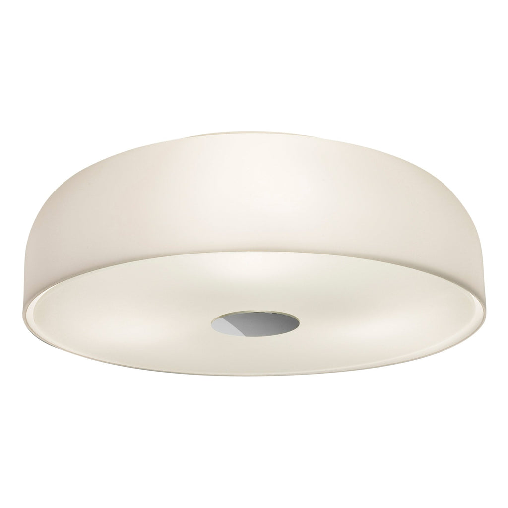 1328001 Syros Bathroom Ceiling Light White Glass