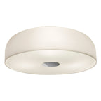 1328001 Syros Bathroom Ceiling Light White Glass