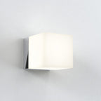 1140001 Cube Bathroom Wall Light Polished Chrome