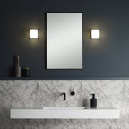 1140001 Cube Bathroom Wall Light Polished Chrome