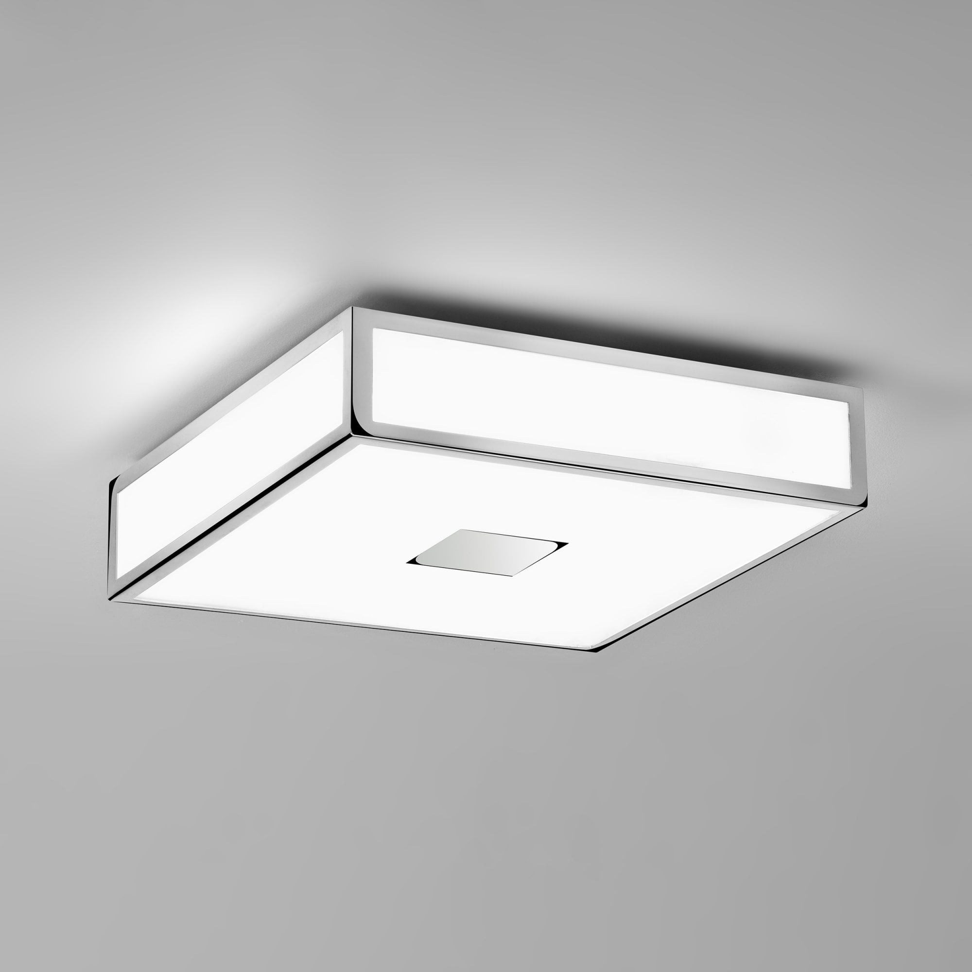 1121005 Mashiko Classic 300 Square Bathroom Ceiling Light Polished Chrome