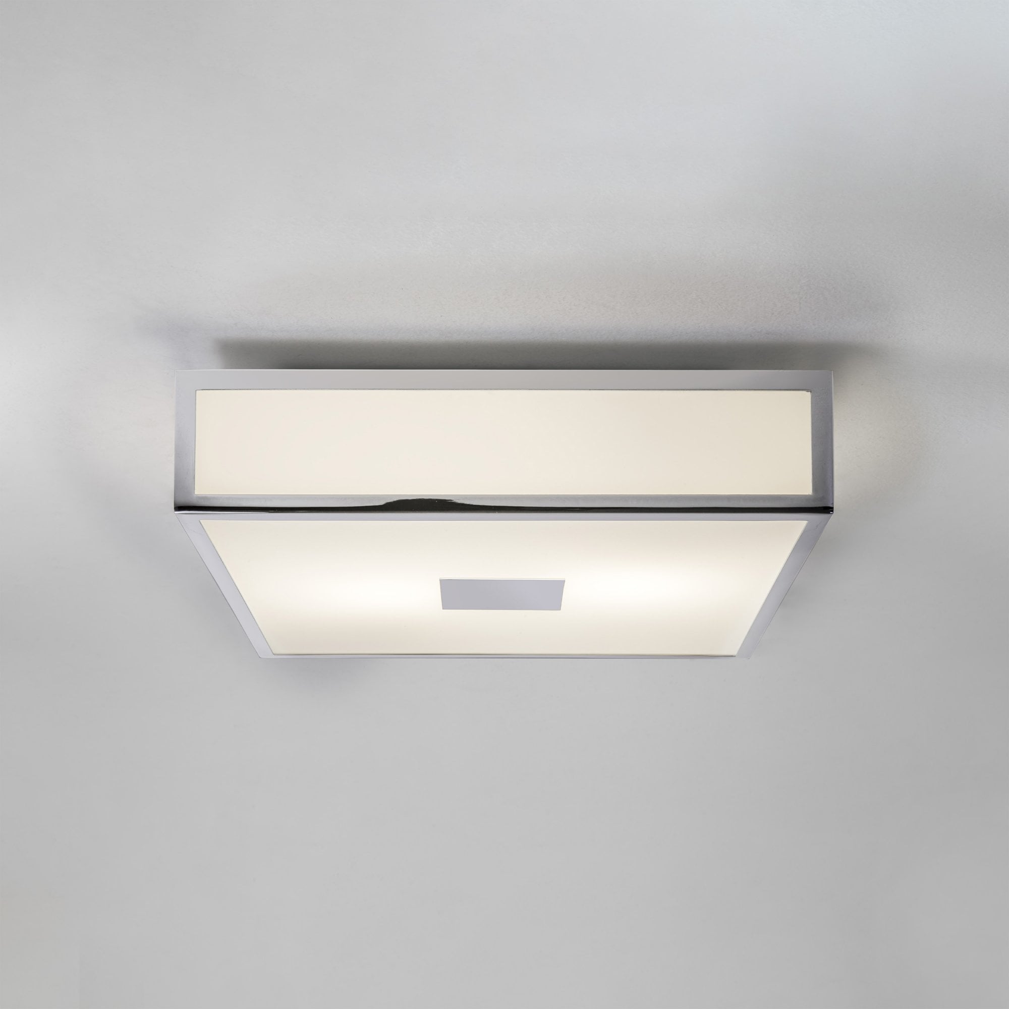 1121005 Mashiko Classic 300 Square Bathroom Ceiling Light Polished Chrome