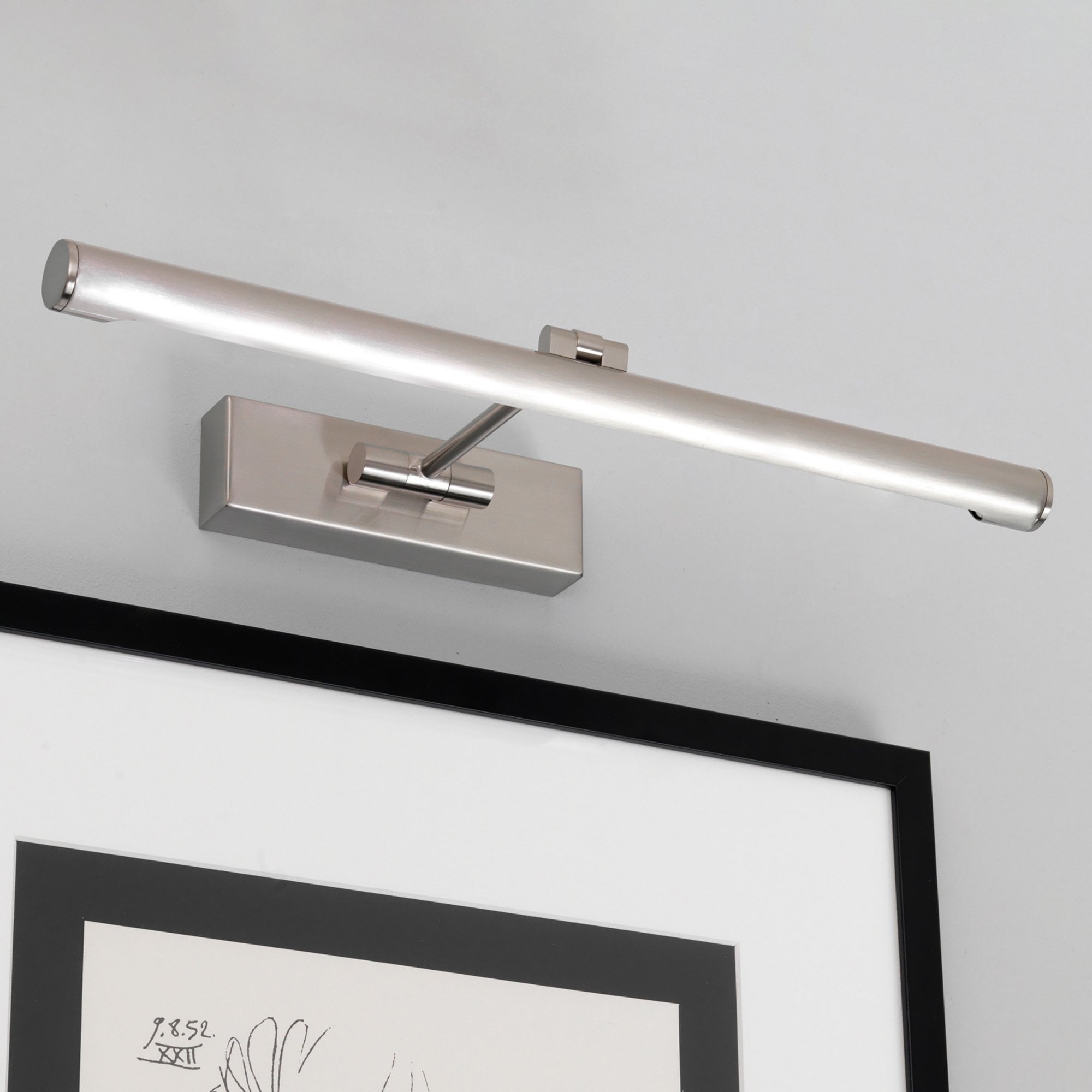 1115007 Goya 460 LED Picture Light Brushed Nickel