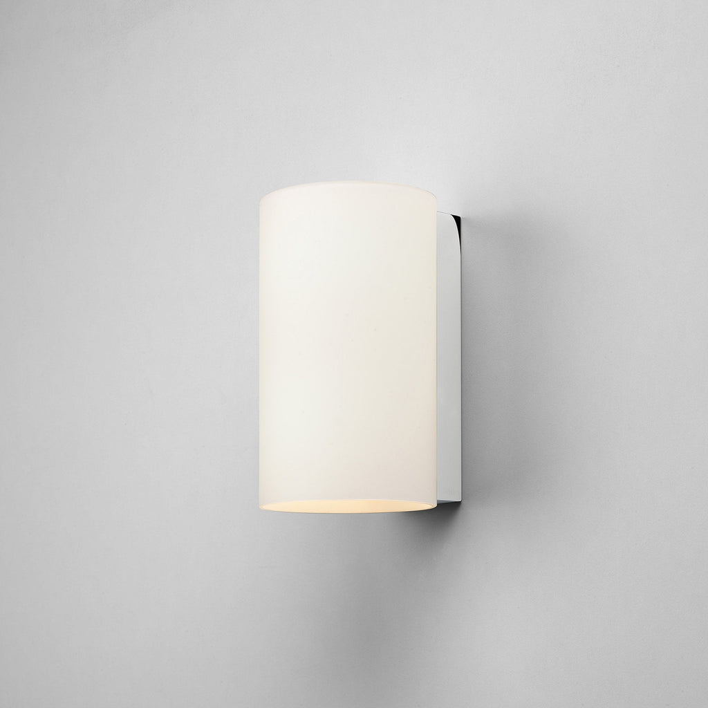1186001 Cyl 200 Wall Light White Glass