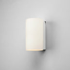 1186001 Cyl 200 Wall Light White Glass