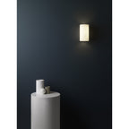1186001 Cyl 200 Wall Light White Glass