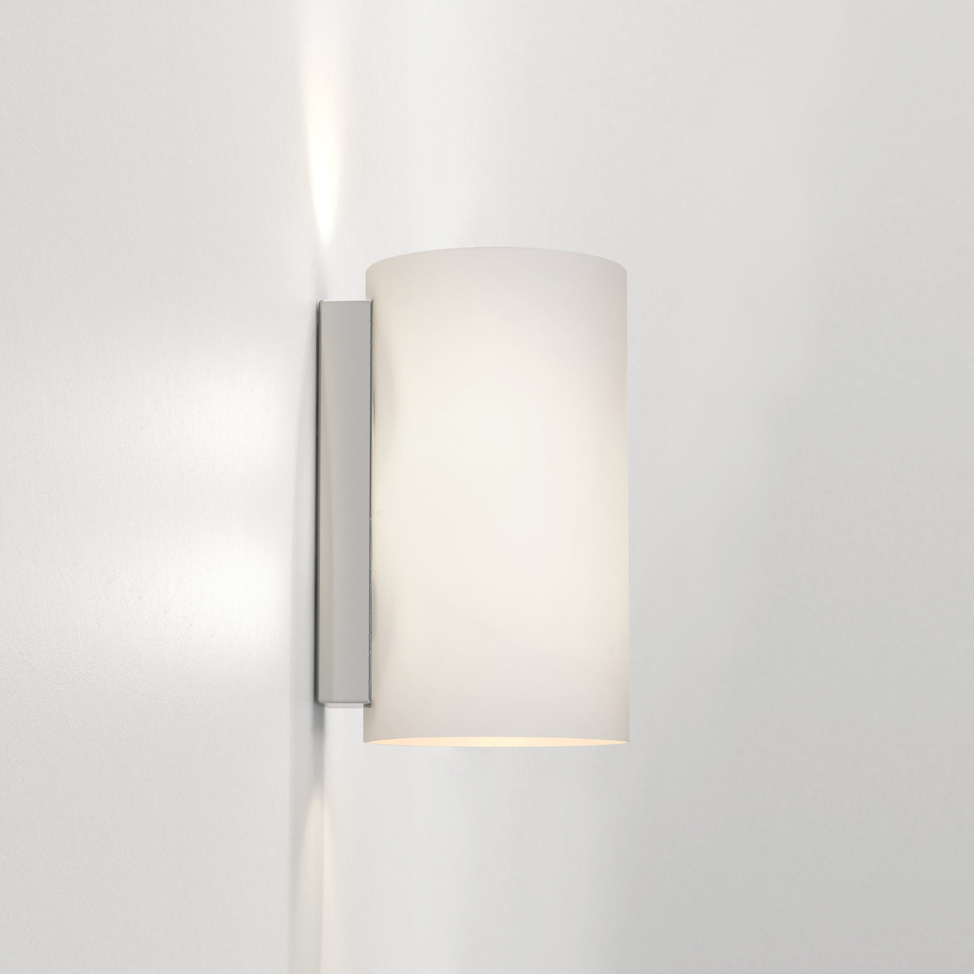 1186002 Cyl 260 Wall Light White Glass