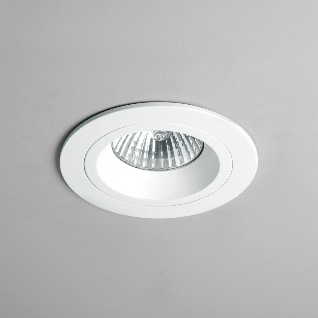 1240024 Taro Round Fire-Rated Downlight/Recessed Spot Light Matt White