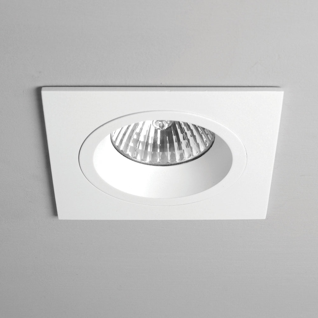 1240026 Taro Square Fire-Rated Downlight/Recessed Spot Light Matt White
