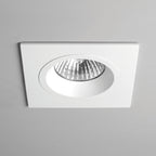 1240026 Taro Square Fire-Rated Downlight/Recessed Spot Light Matt White