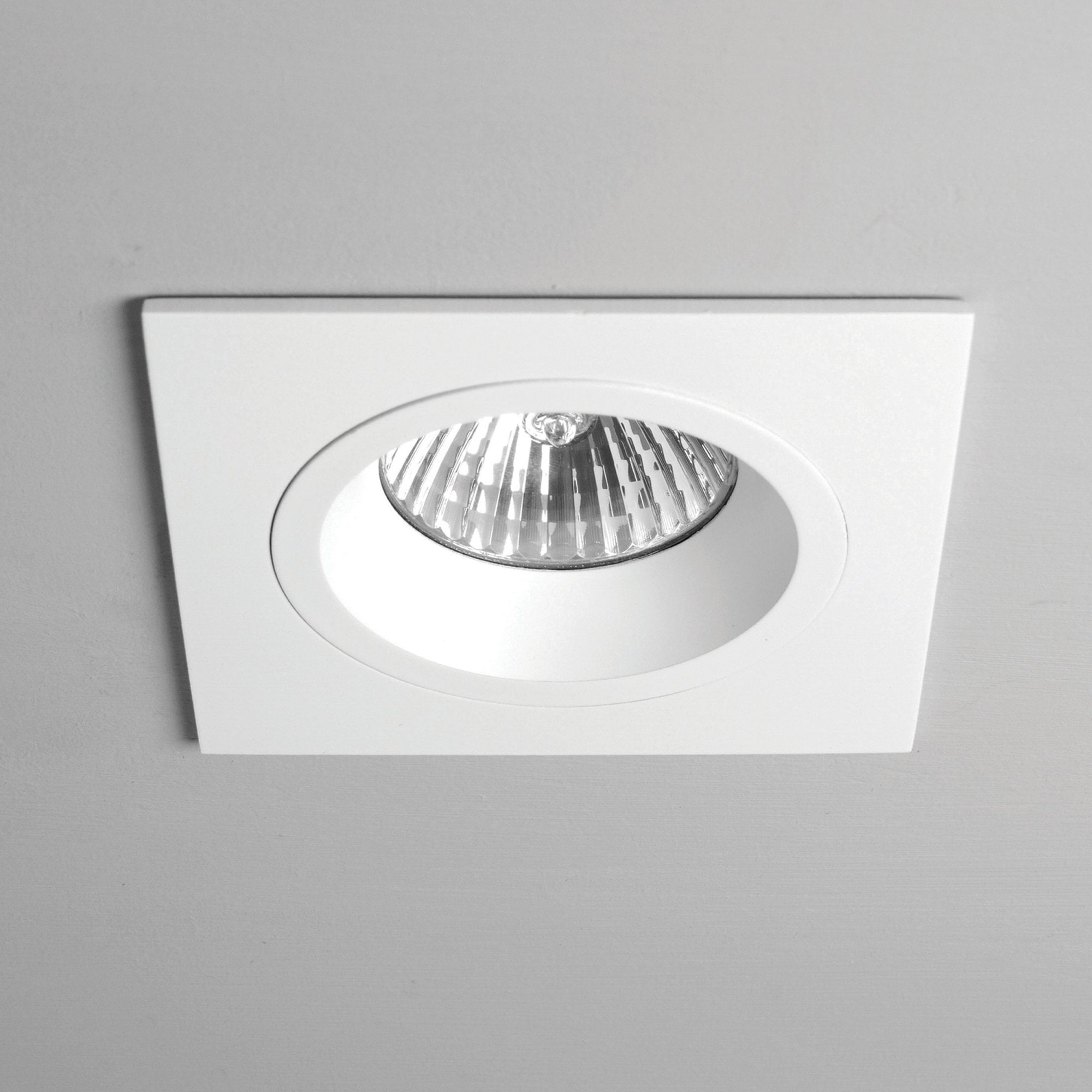 1240026 Taro Square Fire-Rated Downlight/Recessed Spot Light Matt White