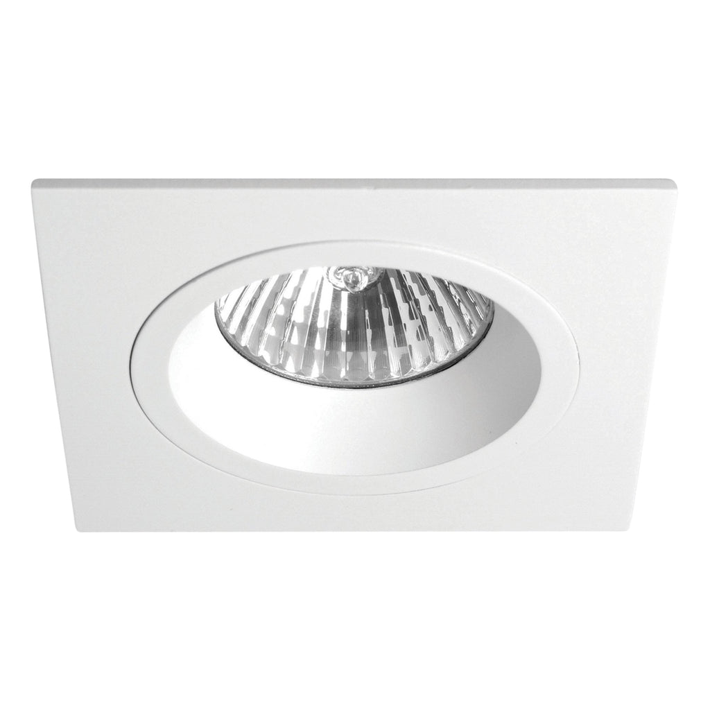 1240026 Taro Square Fire-Rated Downlight/Recessed Spot Light Matt White