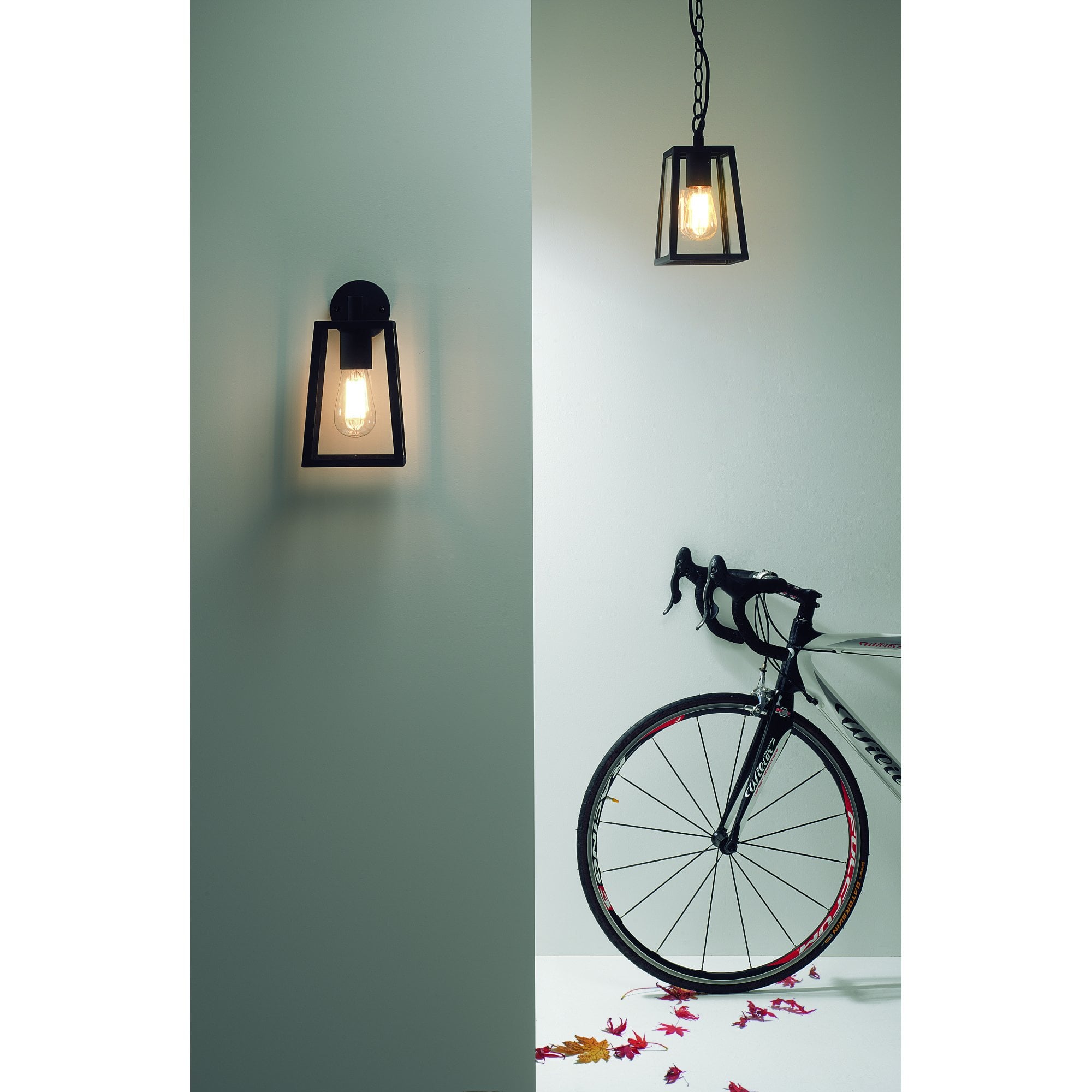 1306003 Calvi Pendant 215 Outdoor Pendant Light Textured Black